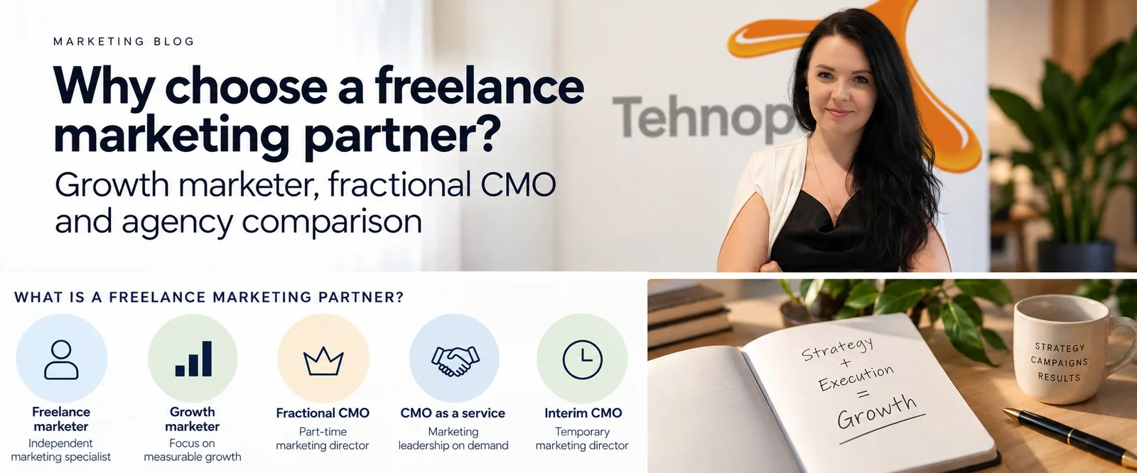 Freelance marketing partner, marketing director or agency: which to choose?