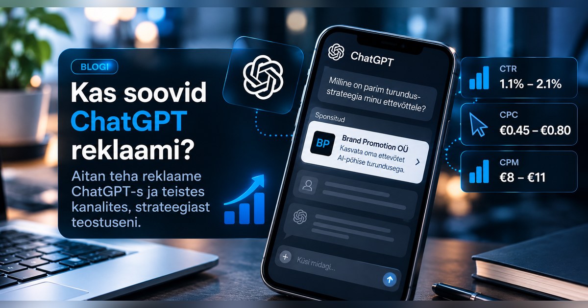 Testisin ChatGPT reklaame: mis päriselt töötas?