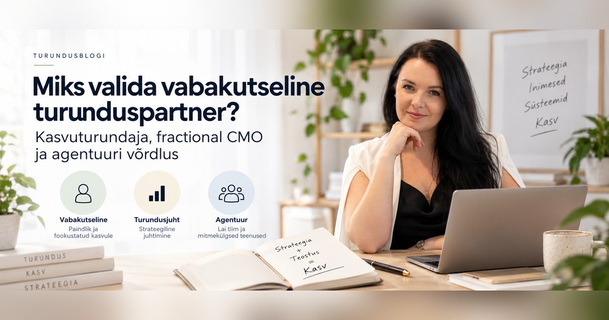 Vabakutseline turunduspartner, turundusjuht või agentuur: keda valida?